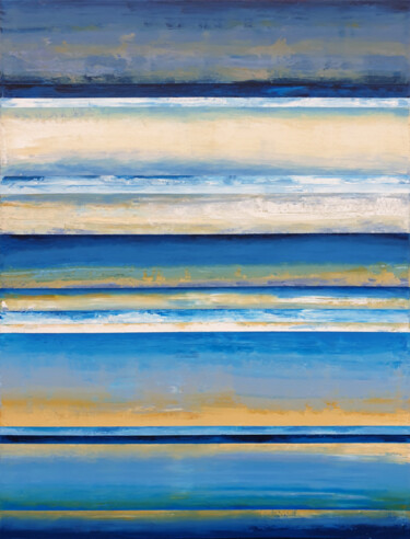 Pittura intitolato "Sea Abstract Painti…" da Leon Grossmann, Opera d'arte originale, Acrilico